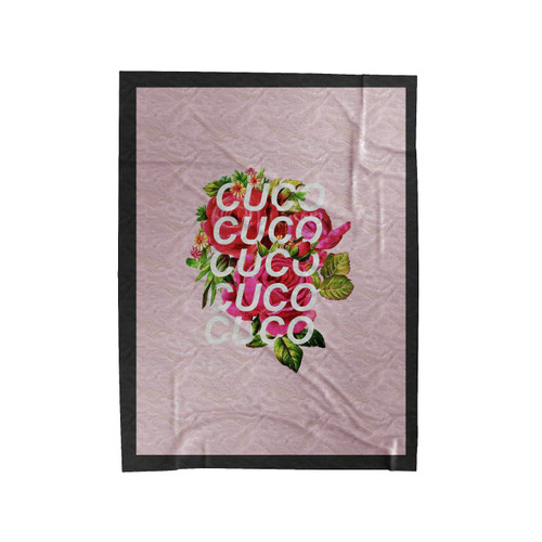 Flowers Cuco Velveteen Blanket