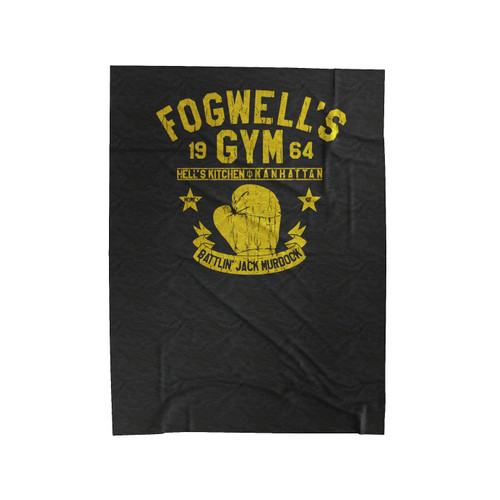 Fogwell's Gym 1964 Velveteen Blanket