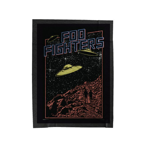 Foo Fighters- Ufo Velveteen Blanket