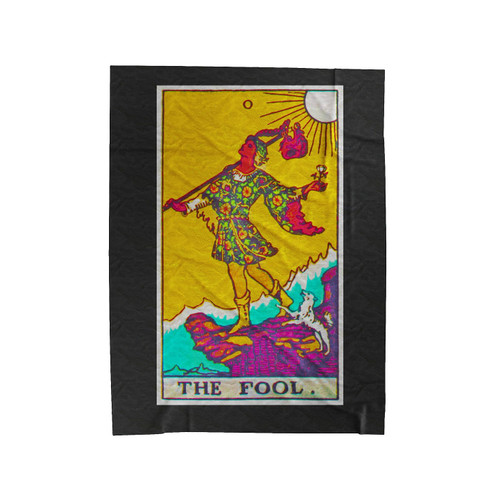 Fool Tarot Card Velveteen Blanket