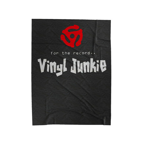 For A Vinyl Junkie Velveteen Blanket