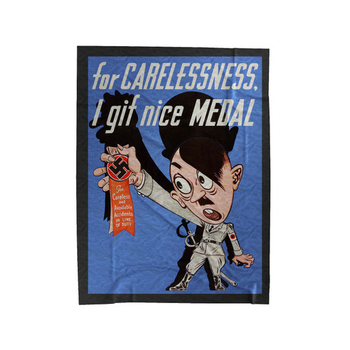 For Carelessness, I Gif Nice Medal Velveteen Blanket For Carelessness, I Gif Nice Medal Velveteen Blanket