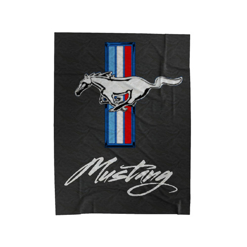 Ford Mustang Velveteen Blanket