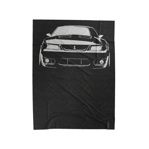 Ford Mustang Cobra Terminator Velveteen Blanket