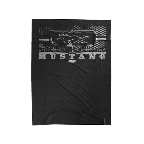 Ford Mustang Logo Velveteen Blanket