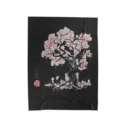 Forest Spirits Sumi Velveteen Blanket