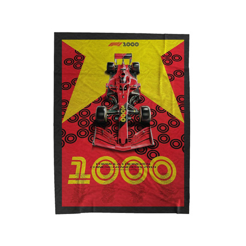 Formula 1 1000 Art Velveteen Blanket