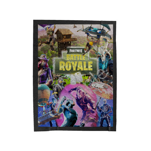Fornite Battle Royal 1 Velveteen Blanket