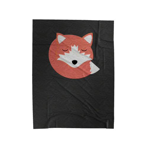 Fox Animal Gift For Fox Lover Velveteen Blanket