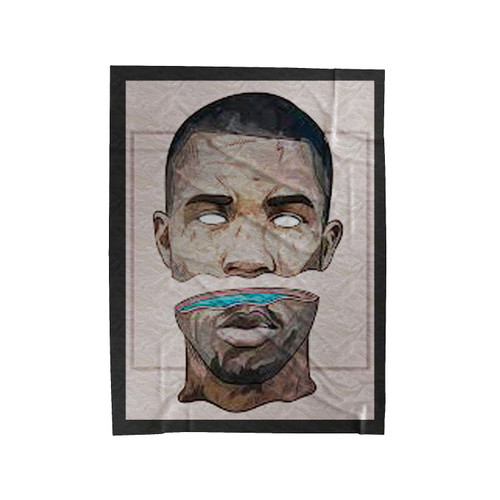 Frank Ocean Illustration Ocean Drawing Music Star Velveteen Blanket