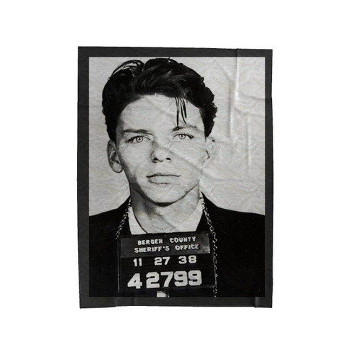 Frank Sinatra Mugshot Fashion Swag Velveteen Blanket