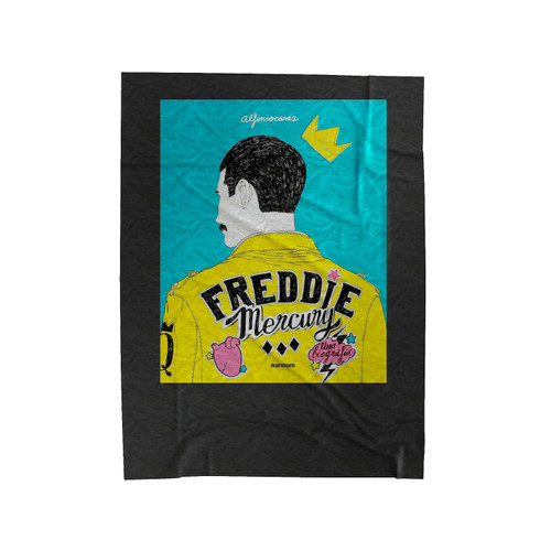 Freddie Mercury Art Velveteen Blanket