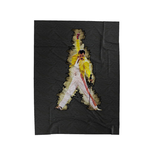Freddie Mercury Legend Music Velveteen Blanket