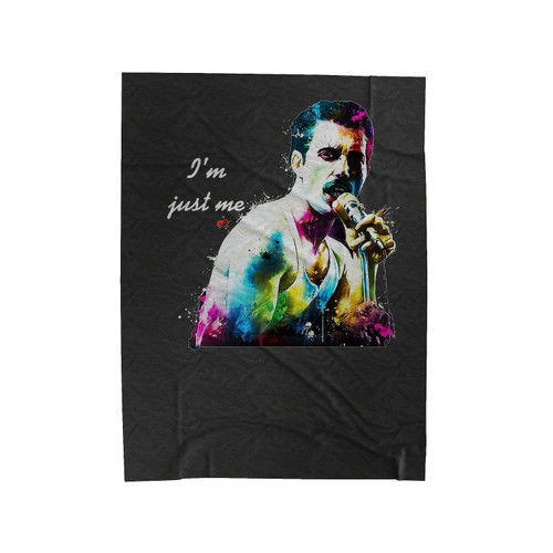 Freddie Mercury Queen 2 Velveteen Blanket