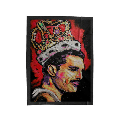 Freddie Mercury Queen 3 Velveteen Blanket