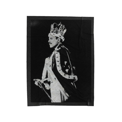 Freddie Mercury Queen Band 1 Velveteen Blanket