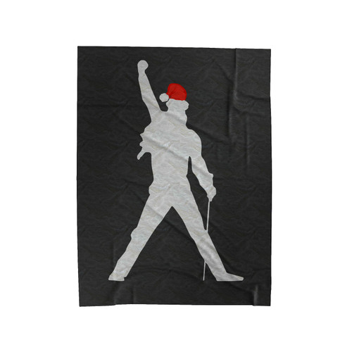 Freddie Santa Rock And Roll Band Velveteen Blanket