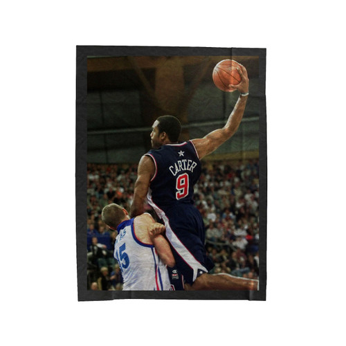 Frederic Weis Vs Vince Carter Velveteen Blanket