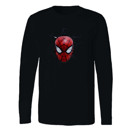 This classic fit marvels spiderman face long sleeve shirt is casually elegant and very comfortable. With fine quality print to make one stand out, it's a perfect fit for every occasion.