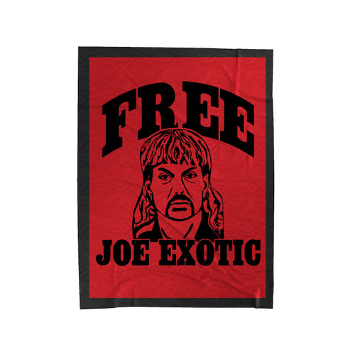 Free Joe Exotic Shirt Tiger King Documentary Carole Baskin Big Cat Velveteen Blanket