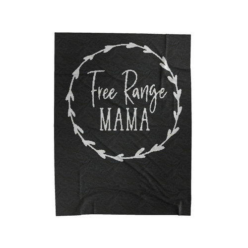 Free Range Mama Velveteen Blanket
