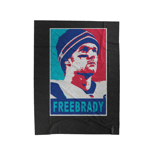 Free Tom Brady Velveteen Blanket