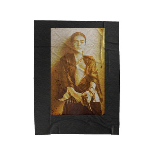 Frida Kahlo Art Velveteen Blanket