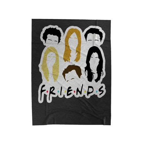 Friends Cast Tv Show Velveteen Blanket