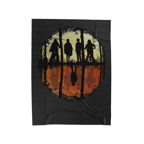 Friends Don't Lie Eleven Stranger Things Velveteen Blanket