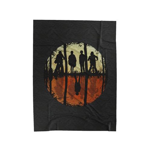 Friends Dont Lie Eleven Stranger Things Velveteen Blanket
