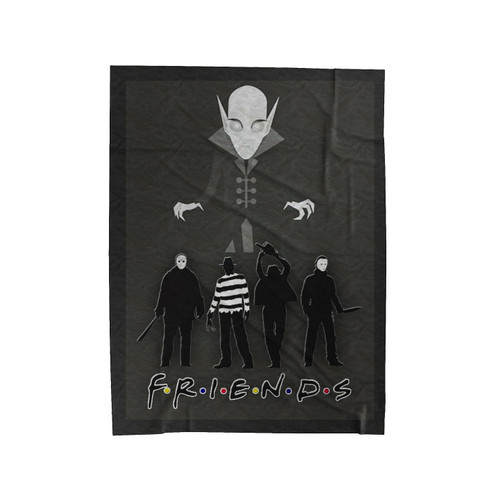 Friends Horror Velveteen Blanket