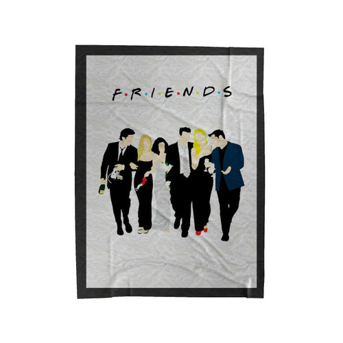 Friends Monica And Chandler's Wedding Velveteen Blanket
