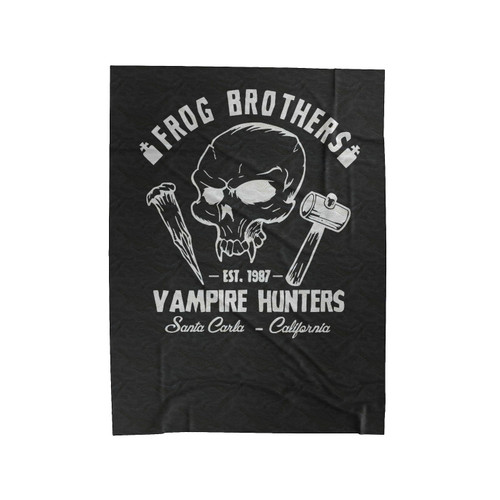 Frog Brothers Vampire Hunters Halloween Velveteen Blanket