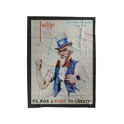 From Jeeves To Uncle Sam Velveteen Blanket