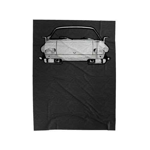 Front Silhouette Velveteen Blanket