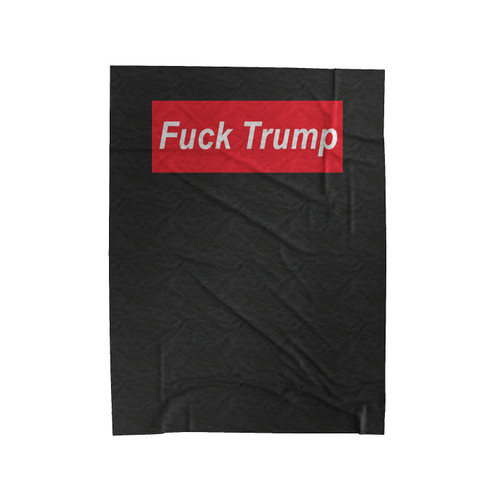 Fuck Donald Trump Inspired Supreme Red Box Donald Trump Election 2016 Fuck Trump Velveteen Blanket
