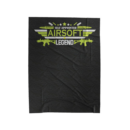 Funny Airsoft Legend Guns & Gear Velveteen Blanket