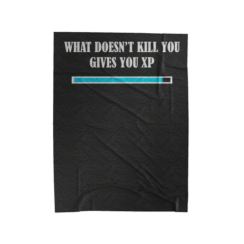 Funny Dnd What Doesn't Kill You Xp Experience Points Velveteen Blanket