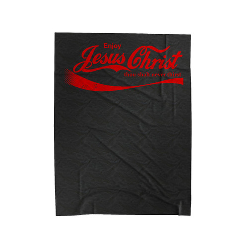 Funny Enjoy Jesus Christ Velveteen Blanket