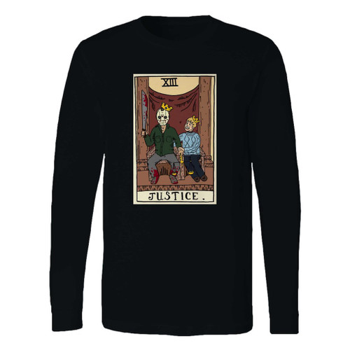 This classic fit mens horror arcana - justice long sleeve shirt is casually elegant and very comfortable. With fine quality print to make one stand out, it's a perfect fit for every occasion.