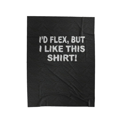 Funny Tees Flex Velveteen Blanket