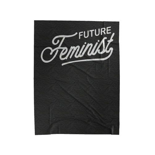Future Feminist 1 Velveteen Blanket