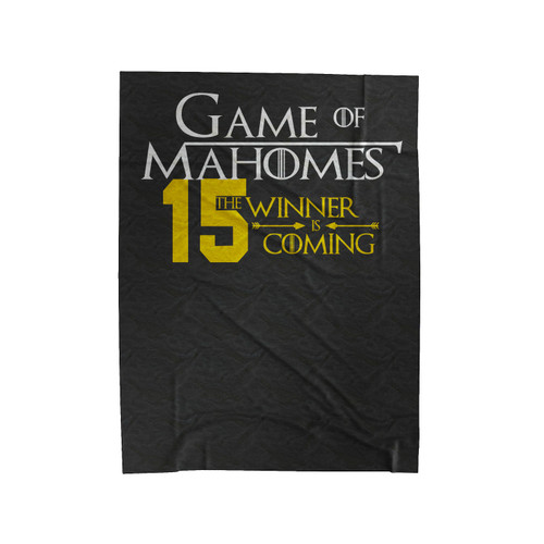 Game Of Mahomes Velveteen Blanket