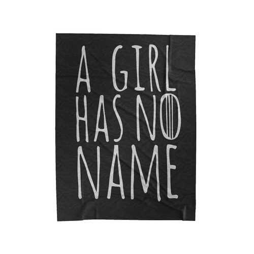 Game Of Thrones Arya A Girl Has No Name Velveteen Blanket