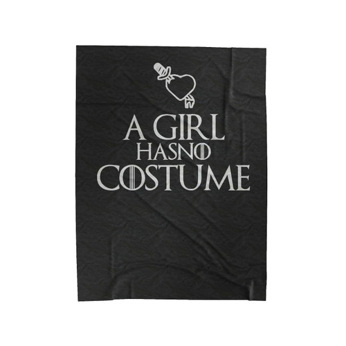 Game Of Thrones Arya Stark A Girl Has No Costume Velveteen Blanket