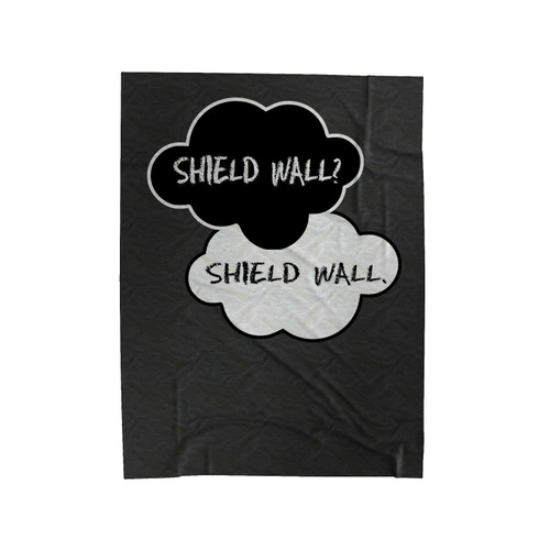 Game Of Thrones Battle Of The Bastards Fault In Our Stars Shield Wall Velveteen Blanket