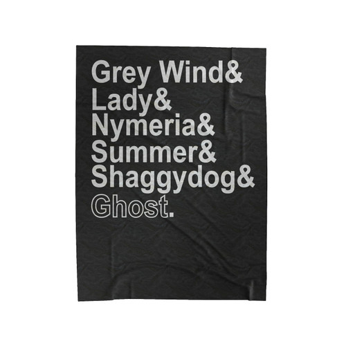 Game Of Thrones Direwolves Of Winterfell Velveteen Blanket