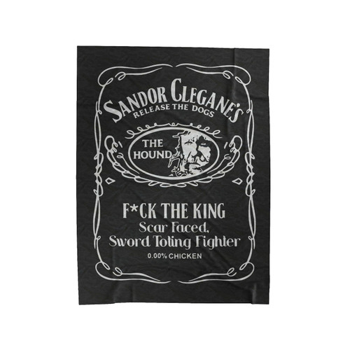 Game Of Thrones Inspired Sandor Clegane The Hound Velveteen Blanket
