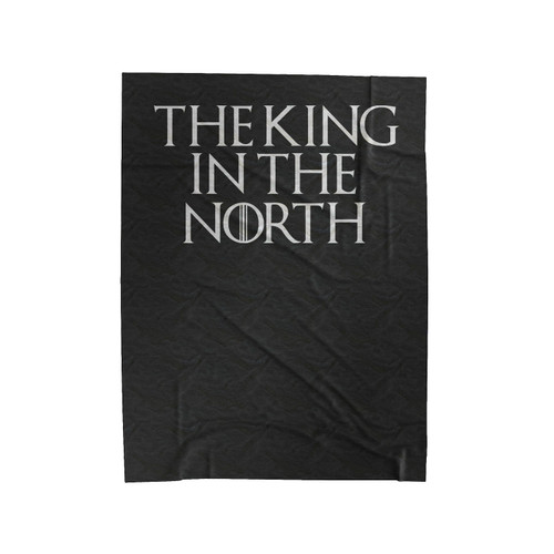 Game Of Thrones Inspired The King In The North Velveteen Blanket