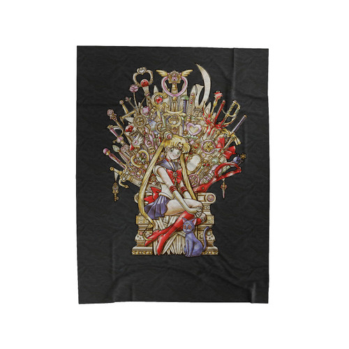 Game Of Thrones Sailor Moon Black Cat Velveteen Blanket